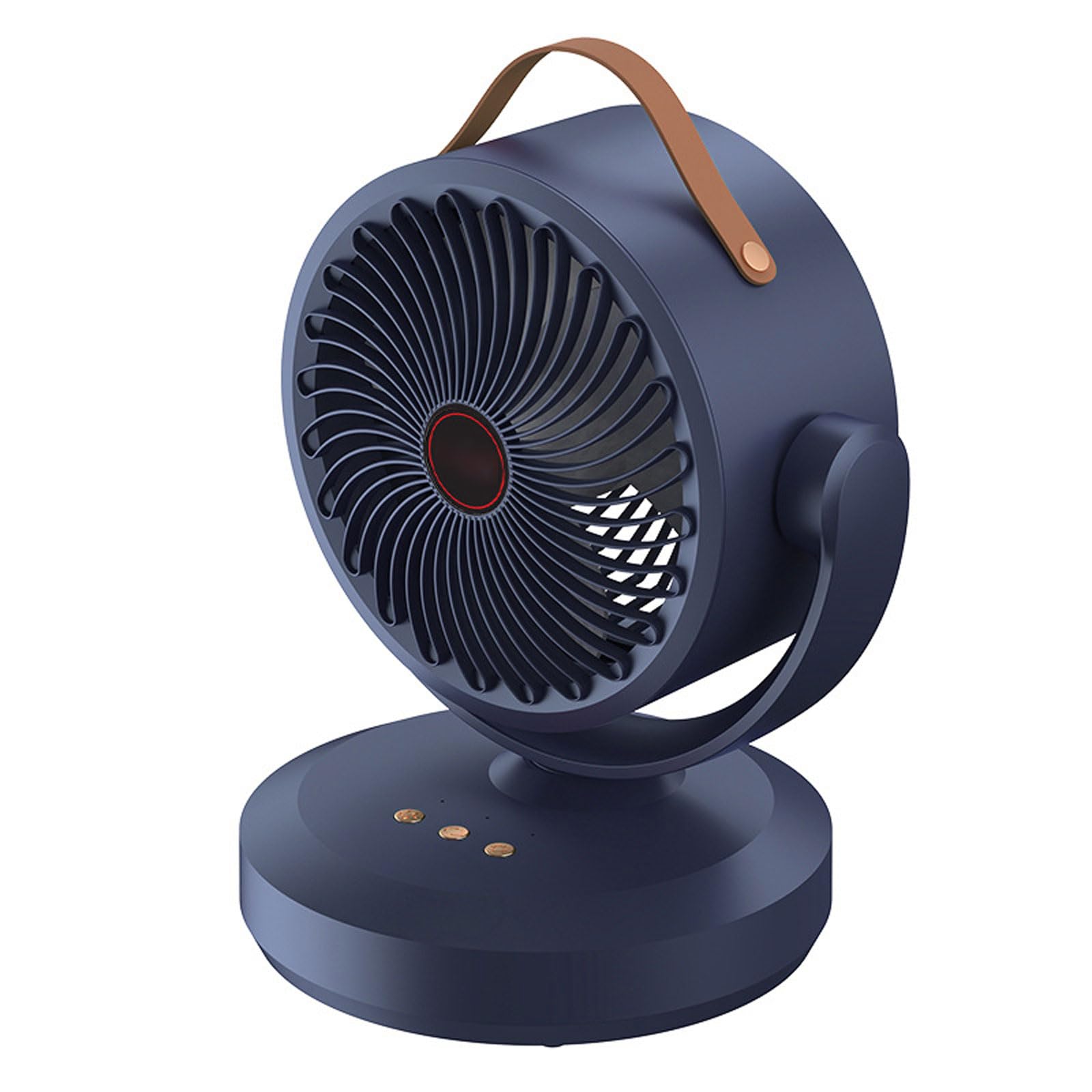 Ventilatore da Tavolo,Circolatore d'aria,Ventilatore USB,3 Velocità Regolabili,Funzione Oscillazione e Inclinazione,Ventilatore Silenzioso Notte con Luce Notturna,Per camera da letto,casa