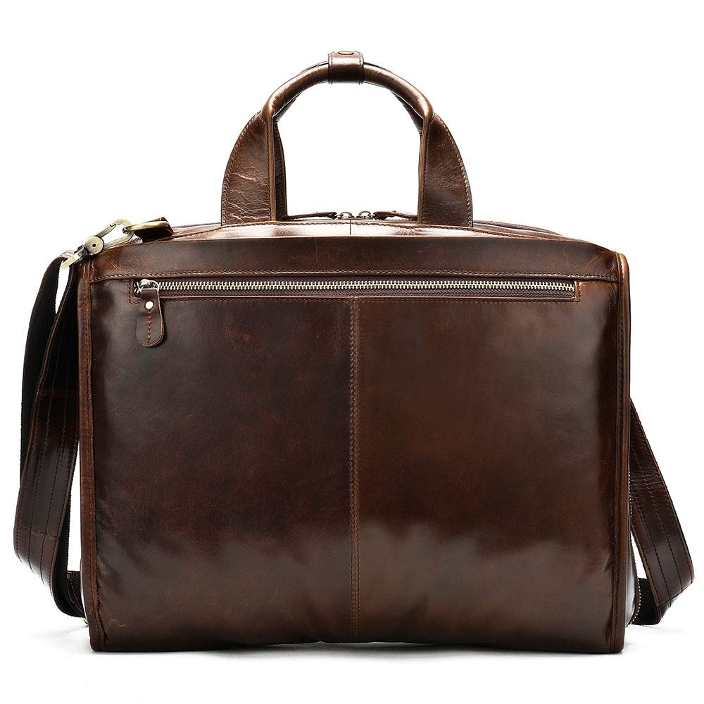 Sac à Main Homme en Cuir Véritable | Serviette Affaires Vintage
