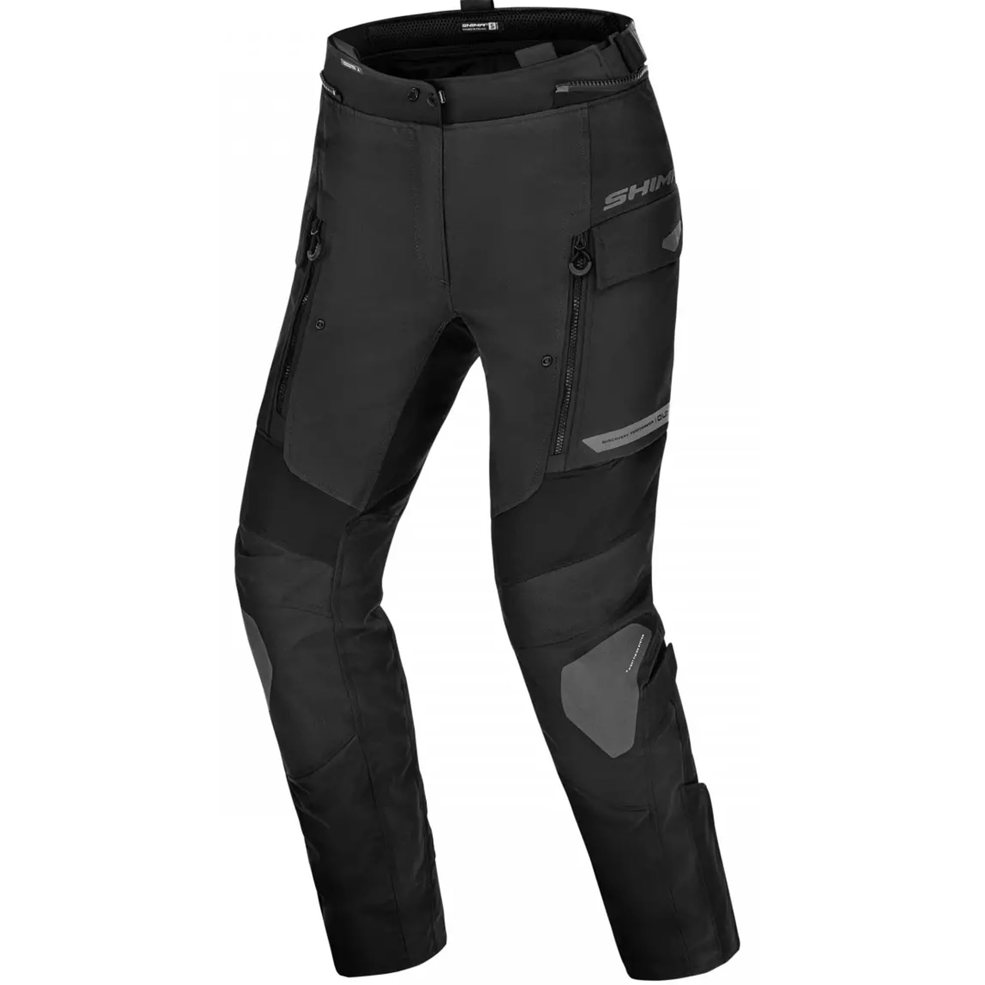 SHIMA Dune Pantalon Moto Mujer Protectores GFLEXX Homologado Ajustado Traje de Moto Urbano Pantalón Protección de Rodilla Ventilado Elástico Verano (Femenino Pantalon, Negro, S)