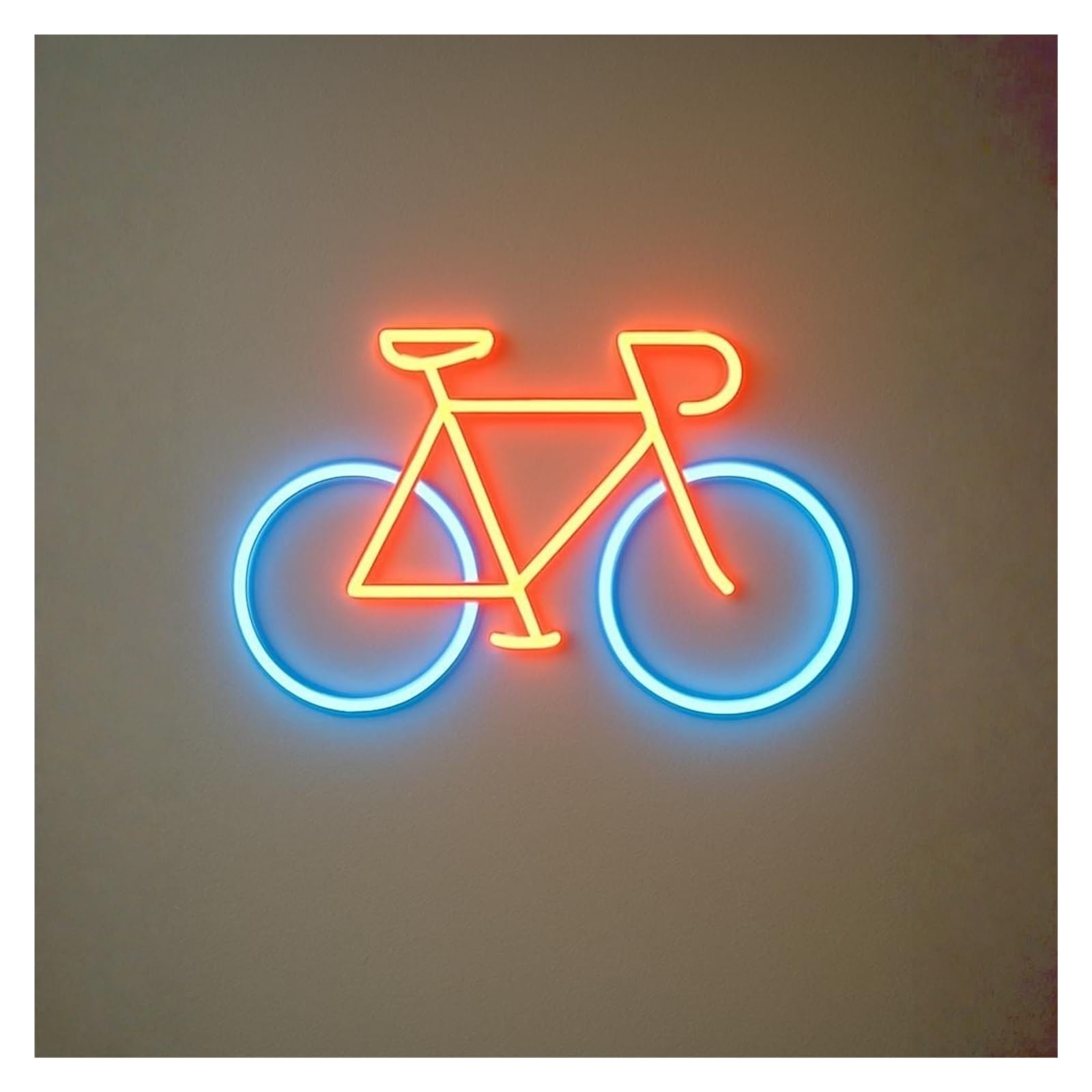 RONGCH Hanging Art Signs Bicycle Neon Sign Bike LED Light Dimmable USB Powered for Gym Shop Fitness Club Garage Sport Exercise Room Bedroom Decor 38cm