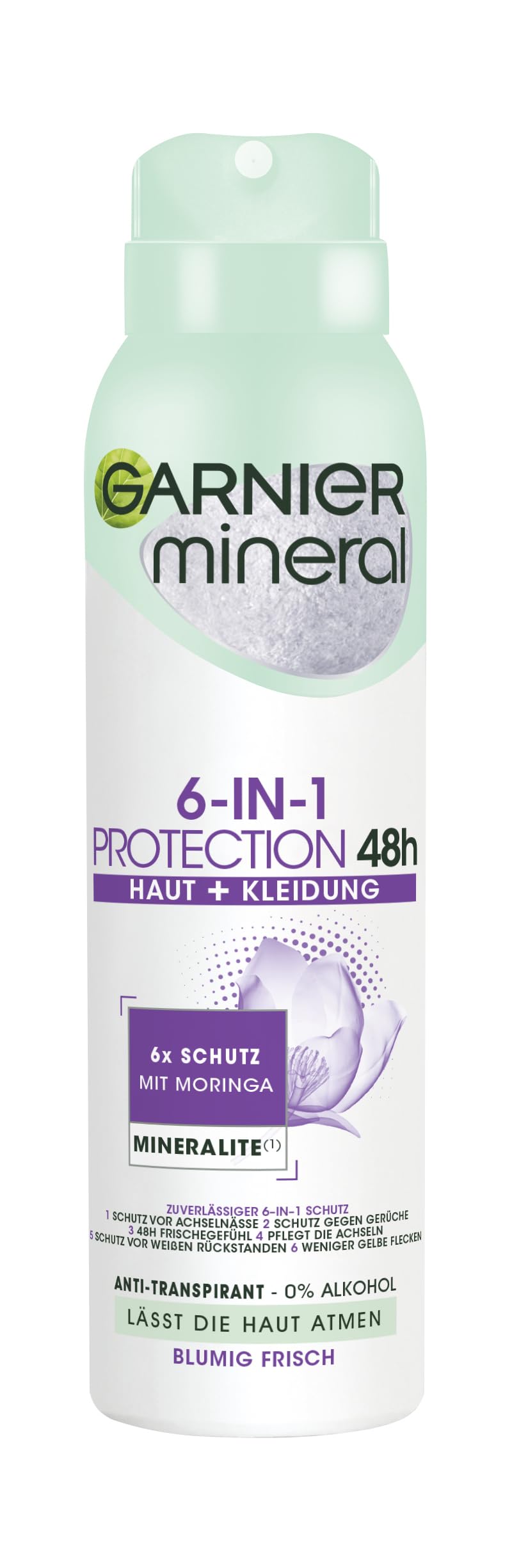 Garnier Mineral 6 W 1 Dezodorant, 150 ml