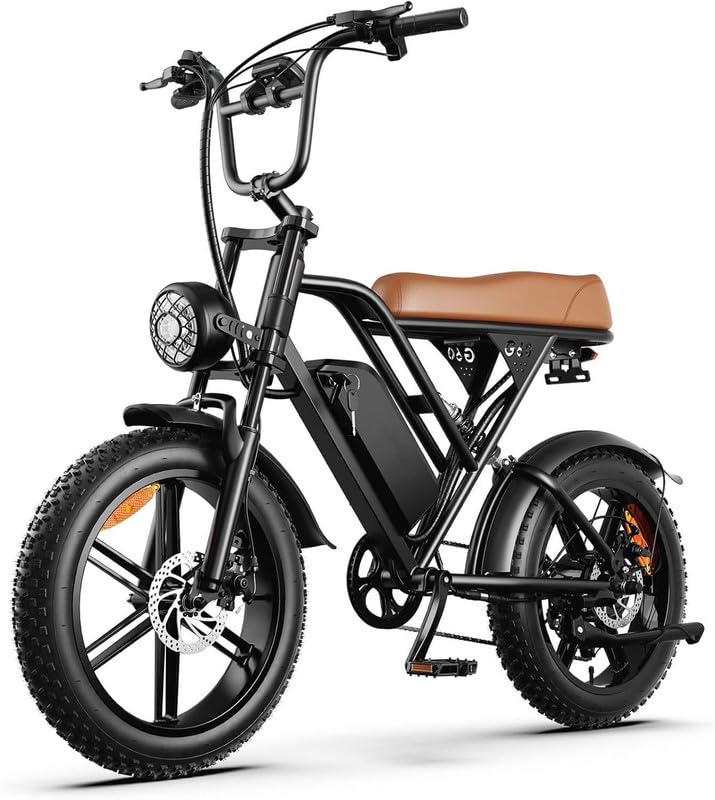 PVY E Bike 20 pulgadas Pedelec 250 W 25 km/h para hombre y mujer, batería de 48 V 15 Ah hasta 70 km, 7 marchas, doble suspensión, freno de disco, hasta 150 kg