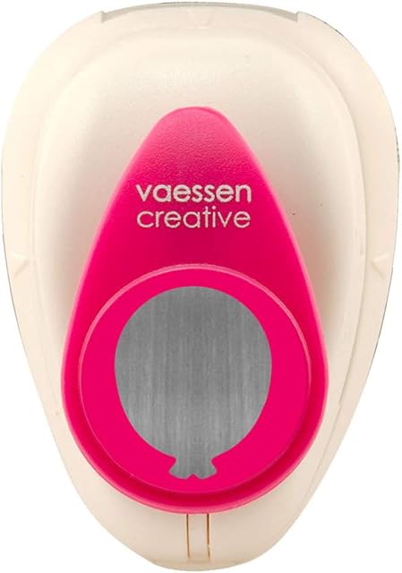 Vaessen Creative Craft Paper Punch Small, Balloon, for DIY Projects, Scrapbooking and Card Making, Multi-Colour, 6.5 x 4.5 x 4.4 cm