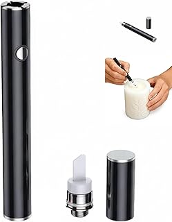 Cordless Ceramic Heated Pen,Hot Knife Dab Tool,Cutting Tool Kit with Ceramic Blade for Candle Carving, Soap Shaping,Foam Trimming and Plastic DIY Projects,Multi-Functional Sculpting Tools (1pcs black)