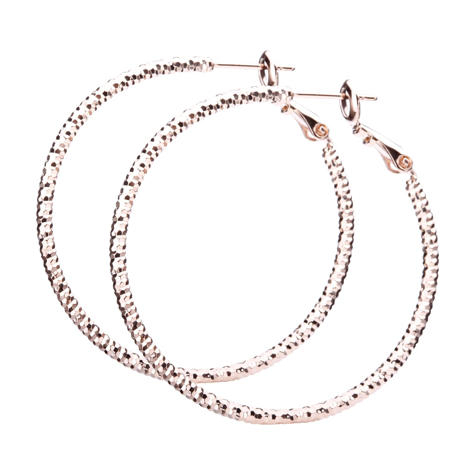 LOKUMI フープピアス（ラージ／ピンクゴールド）