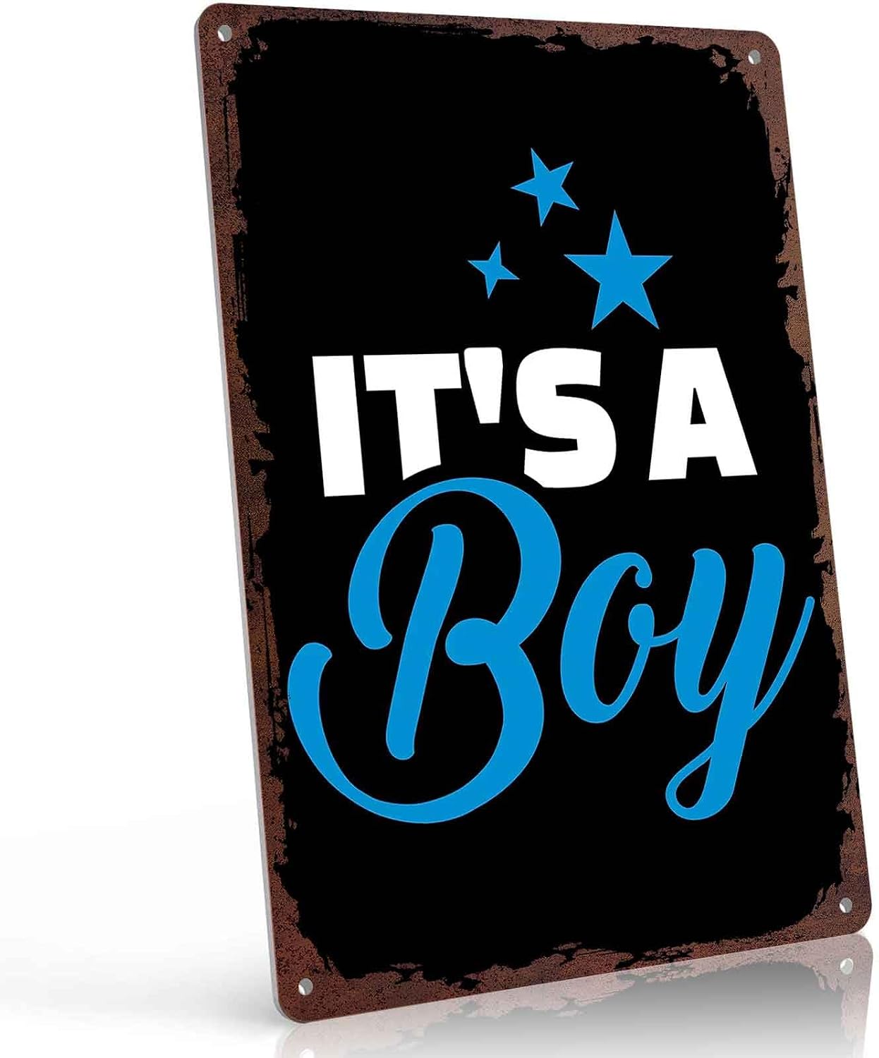Baby Boy Funny & Unique Metal Sign 8x12 Inch, Aluminum Wall Decor, for Home Office Living Room Bedroom