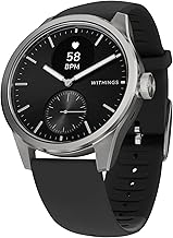 Withings ScanWatch 2 Health Smartwatch for Men and Women, ECG, SpO2, Temperature, Sleep Tracker, Breathing Health, Waterproof, Battery 30 Days, Android and iOS, Black, 42 mm