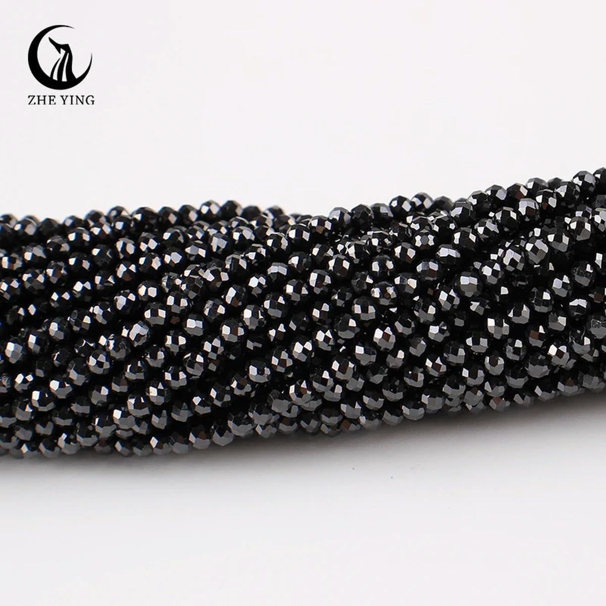 Perline di zirconi Sciolti di Colore Nero sfaccettato da 3 mm per Collana Braccialetto-avocade verde-10 Fili (1200 Pezzi)