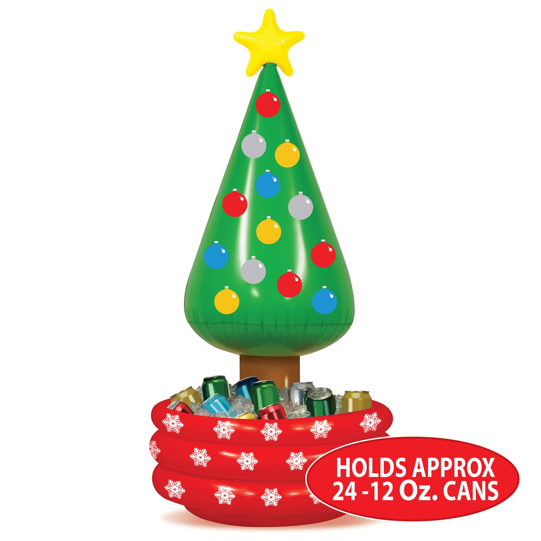 Beistle Inflatable Christmas Tree Cooler, Multicolor, 26" x 56" - Image 4