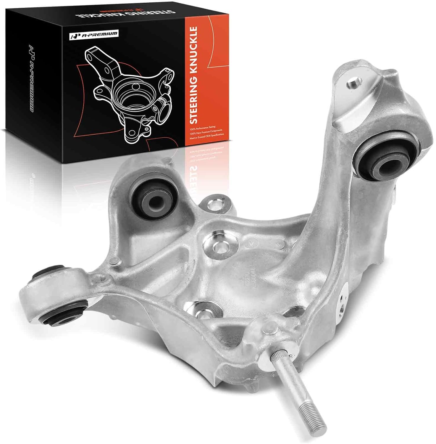 A-Premium Rear Left Suspension Steering Knuckle Compatible with Honda Accord 2008 2009 2010 2011 2012, Driver Side