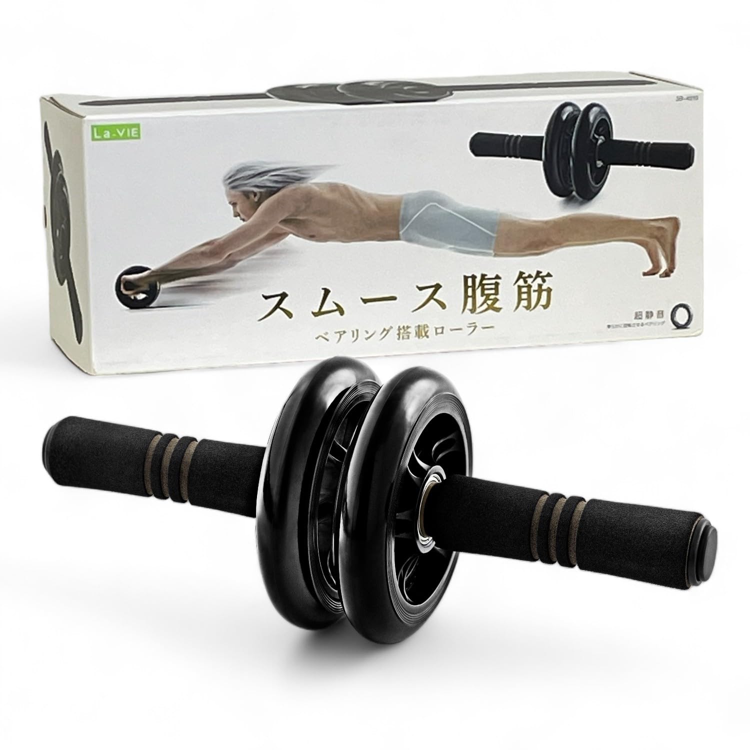 Amazon.co.jp: La-VIE(ラヴィ) スムース腹筋ローラー ベアリング内蔵