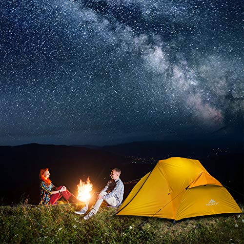 Forceatt Tent 3 Person Camping Tent, Waterproof and Windproof 3-4 Seasons Ultralight Backpack Tent, can be Installed Immediately, Suitable for Hiking, Camping, Outdoor