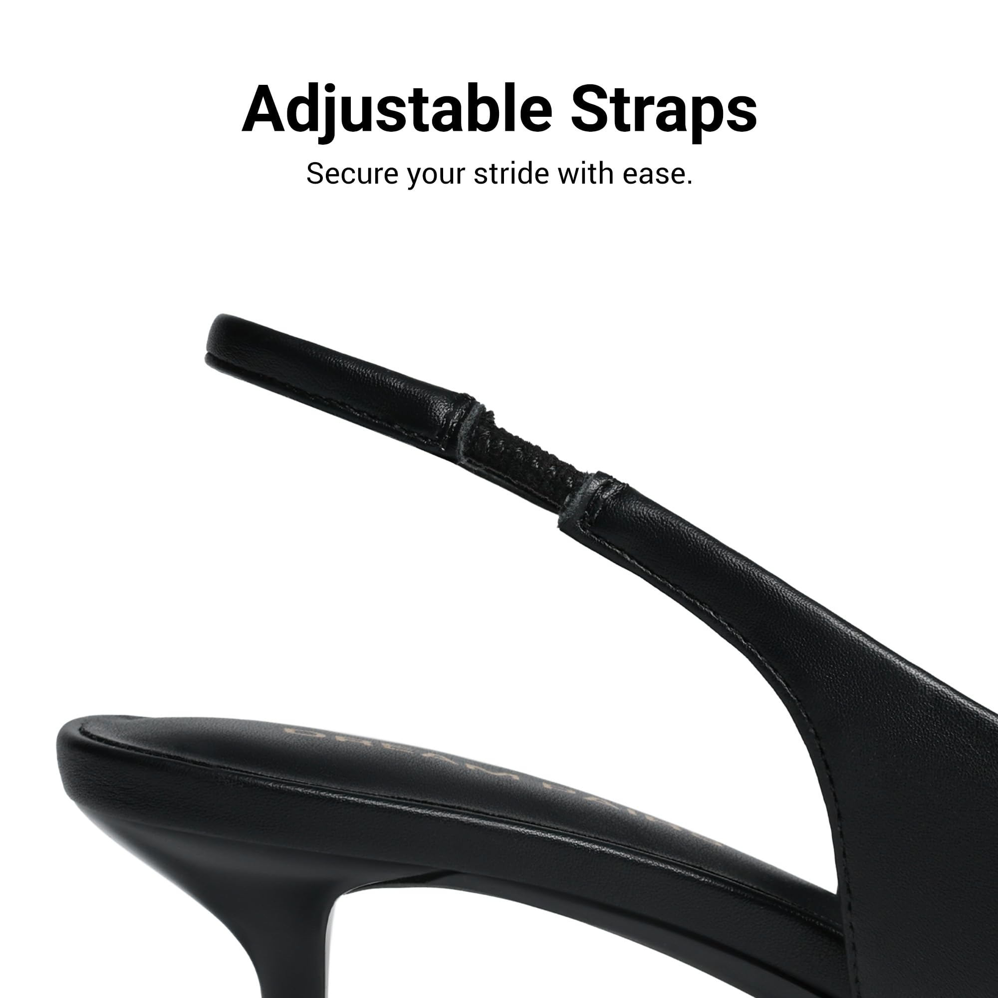 DREAM PAIRS Scarpe da Donna Slingback con Tacco | Scarpe décolleté comode con tacco da 4,5 cm e punta a punta – Eleganti, adatte a matrimoni, feste e lavoro
