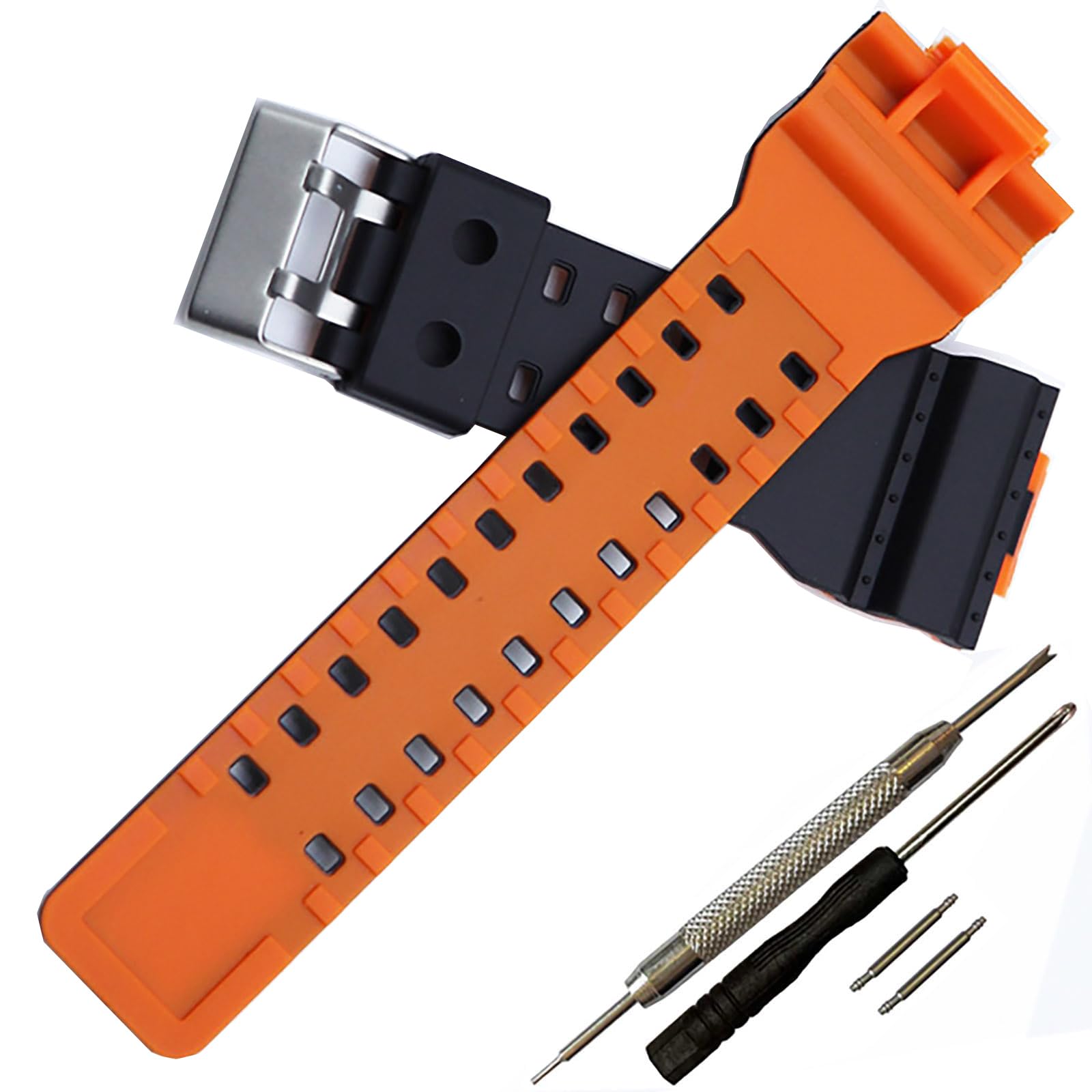 16mm G-Shock replacement watch bands for Casio G-Shock GLS-8900/GW-8900/GA-110/GA-100C/GA-120/GD-110/GLS-100