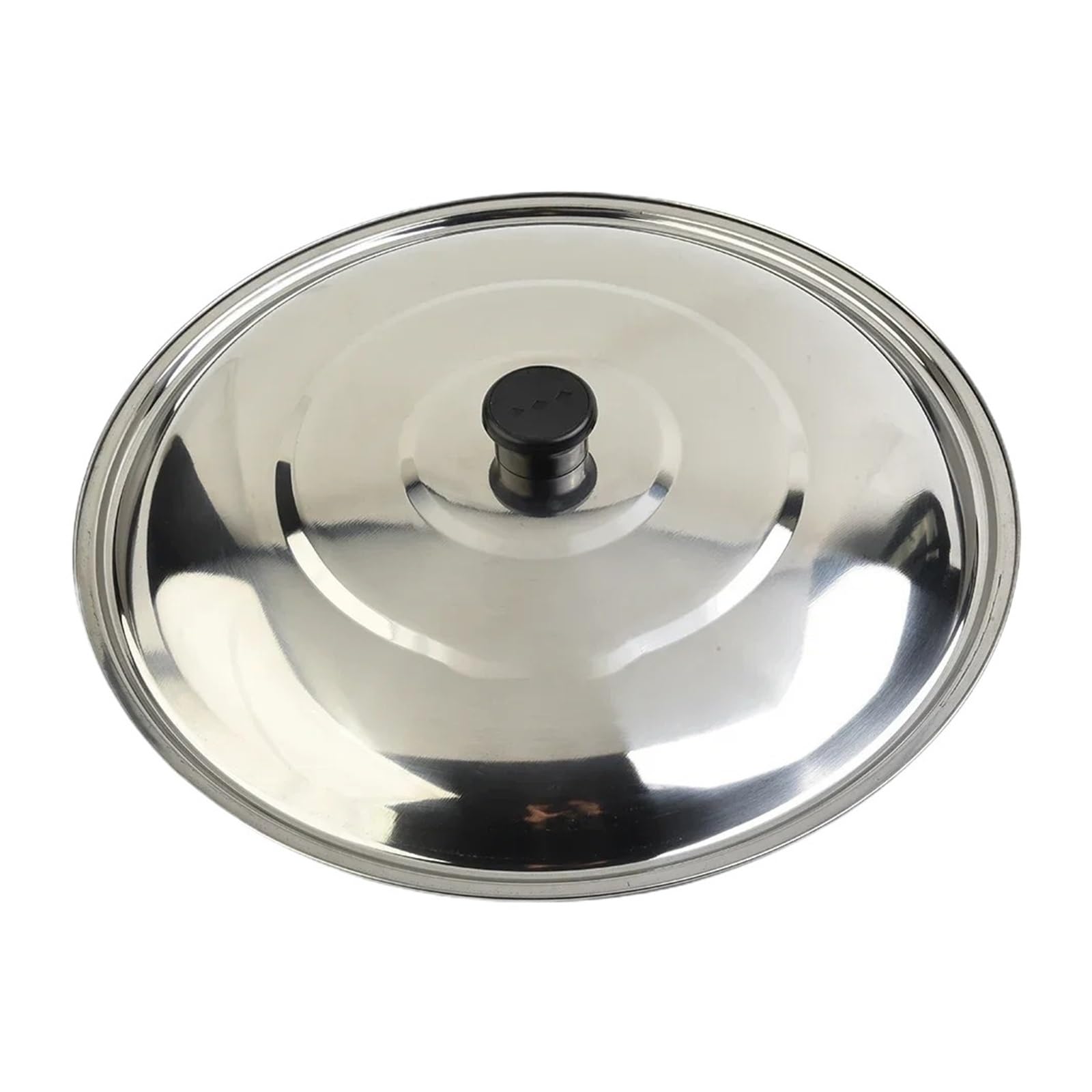 32/34/36cm Stainless Steel Pot Cover Lid Saucepan Wok Frying Milk Pan Lids Household Home Cookware Parts(34cm)