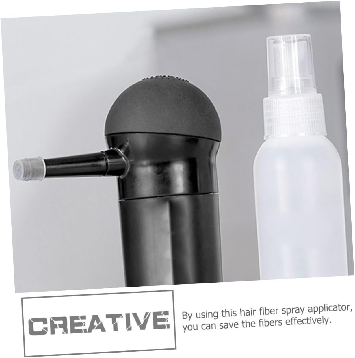 1pc Fiber Spray Applicator for Men Detangling Spray Tool Salon Nozzle Barber Shop Prop Easy to Use