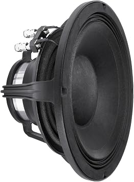 Faital Pro 10FH500-8 10-inch Midbass Speaker 8-Ohms with 3-in Voice Coil 500 Watt Rms 1000 Watt Max Power Capacity Triple Roll Surround Neodymium Magnet