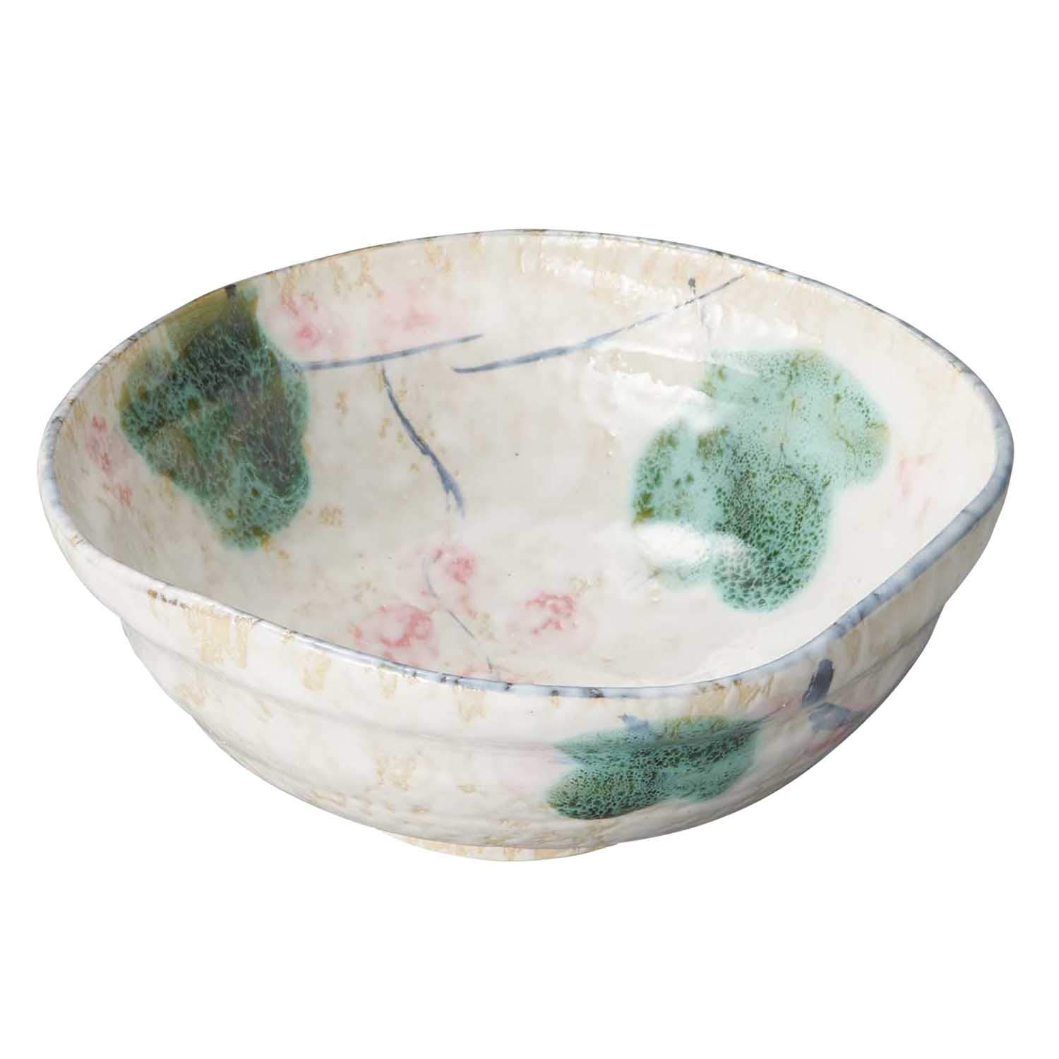 Banko Red Fruit Ceramic Bowl, 5.9-inch