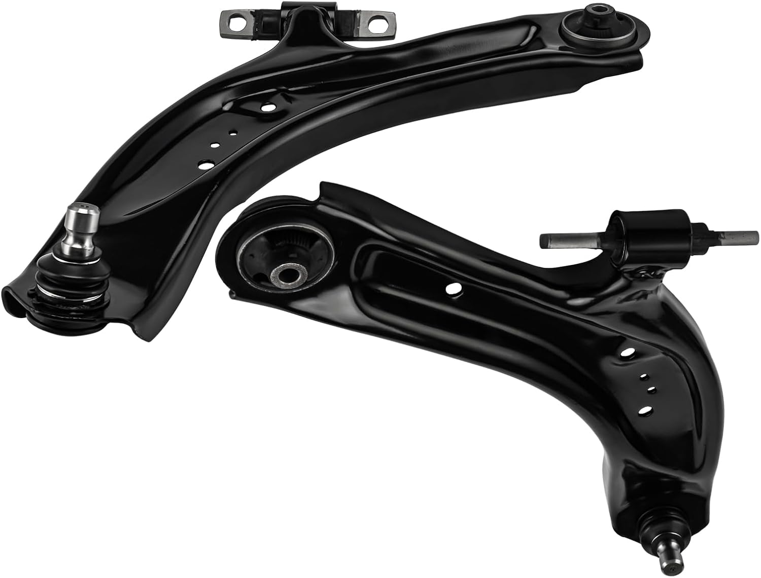 KAC 4Pcs Front Lower Control Arm w/Ball Joint Assembly Fit for Nissan Rogue/Rogue Sport 2014-2019 with Sway Bar End Link Replacement Arms Suspension Kit