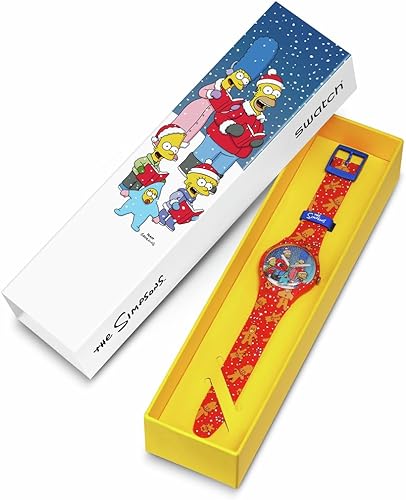 Miniatura 5 de Swatch Maravilloso país de las maravillas de, Rojo -, Los Simpson