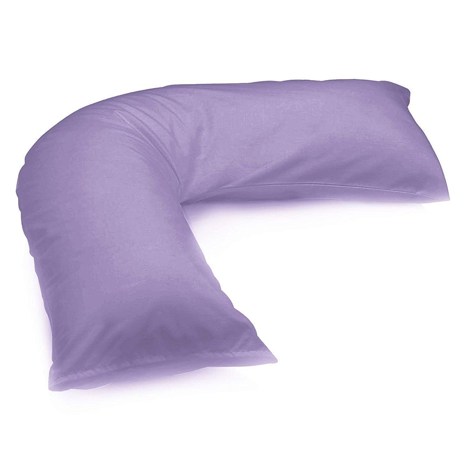 R&Z Lilac Maternity V Pillow With Free Polycotton Cover (Lilac)