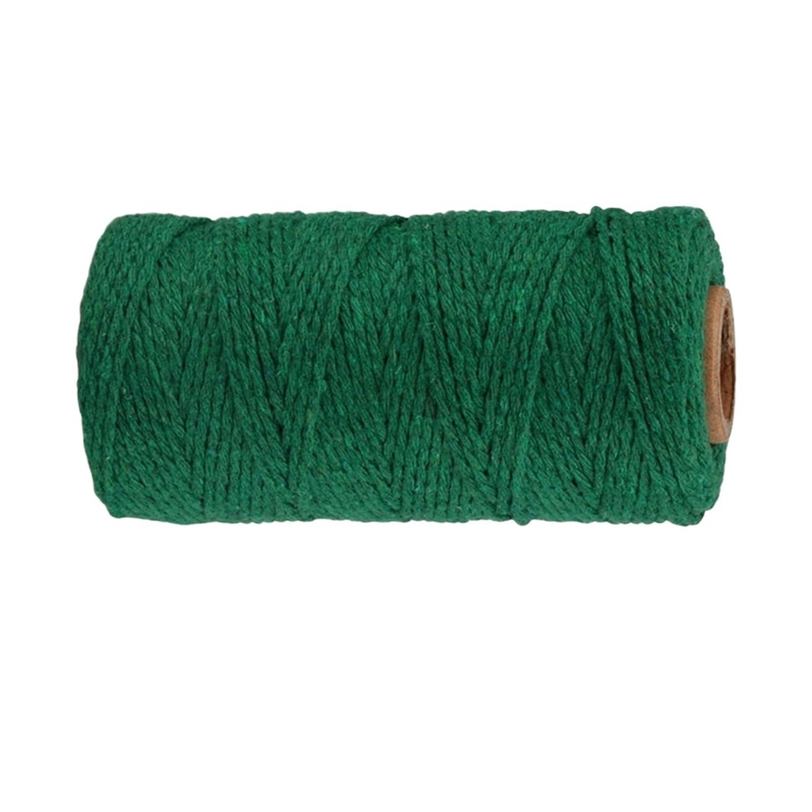 2mm 100M(3937") Beige Macrame Cord Thread Handmade Crafts Cotton Twisted Twine Rope String Home Textile Wedding Party Decor(8)
