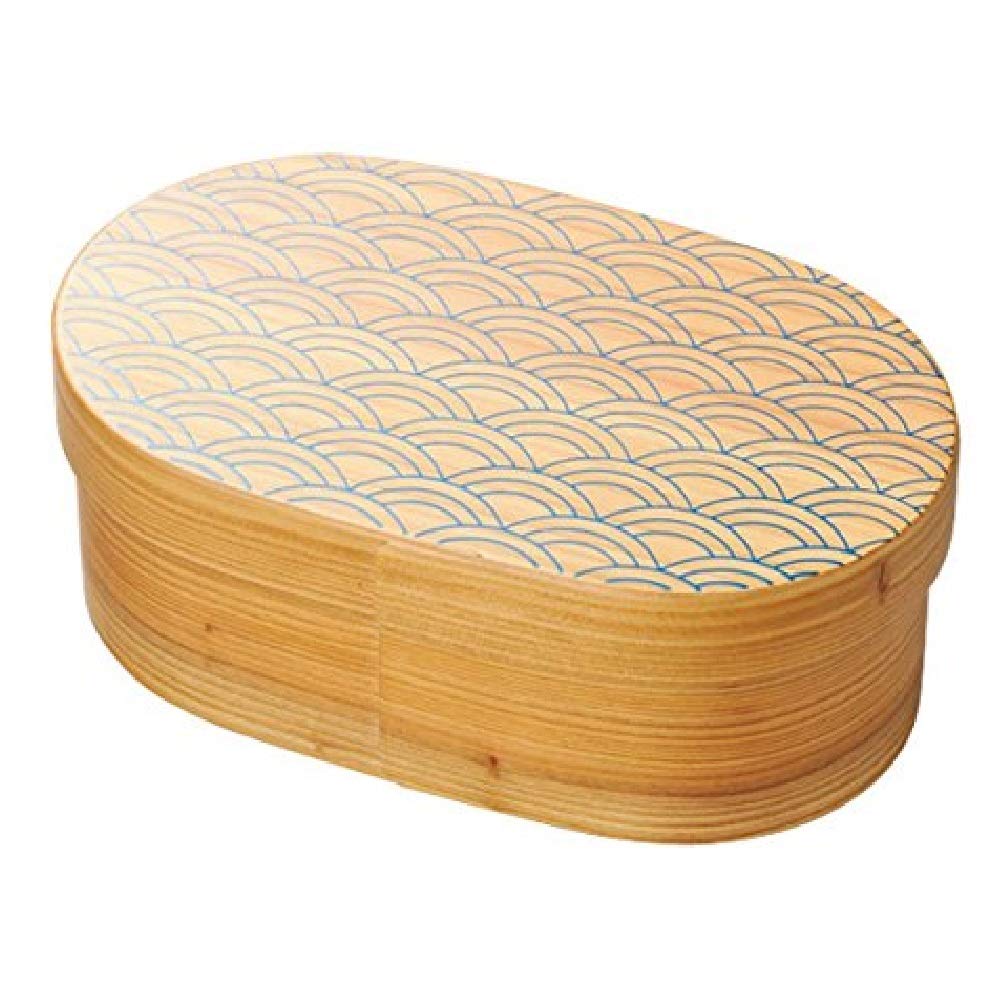 【新品・未使用】越前漆器 雅乃 青海波 日本の弁当箱 円 吉祥紋 縁起物 日本製 Amazon | 【越前漆器】雅乃 青海波 日本の弁当箱 小判 パール漆(スカイ