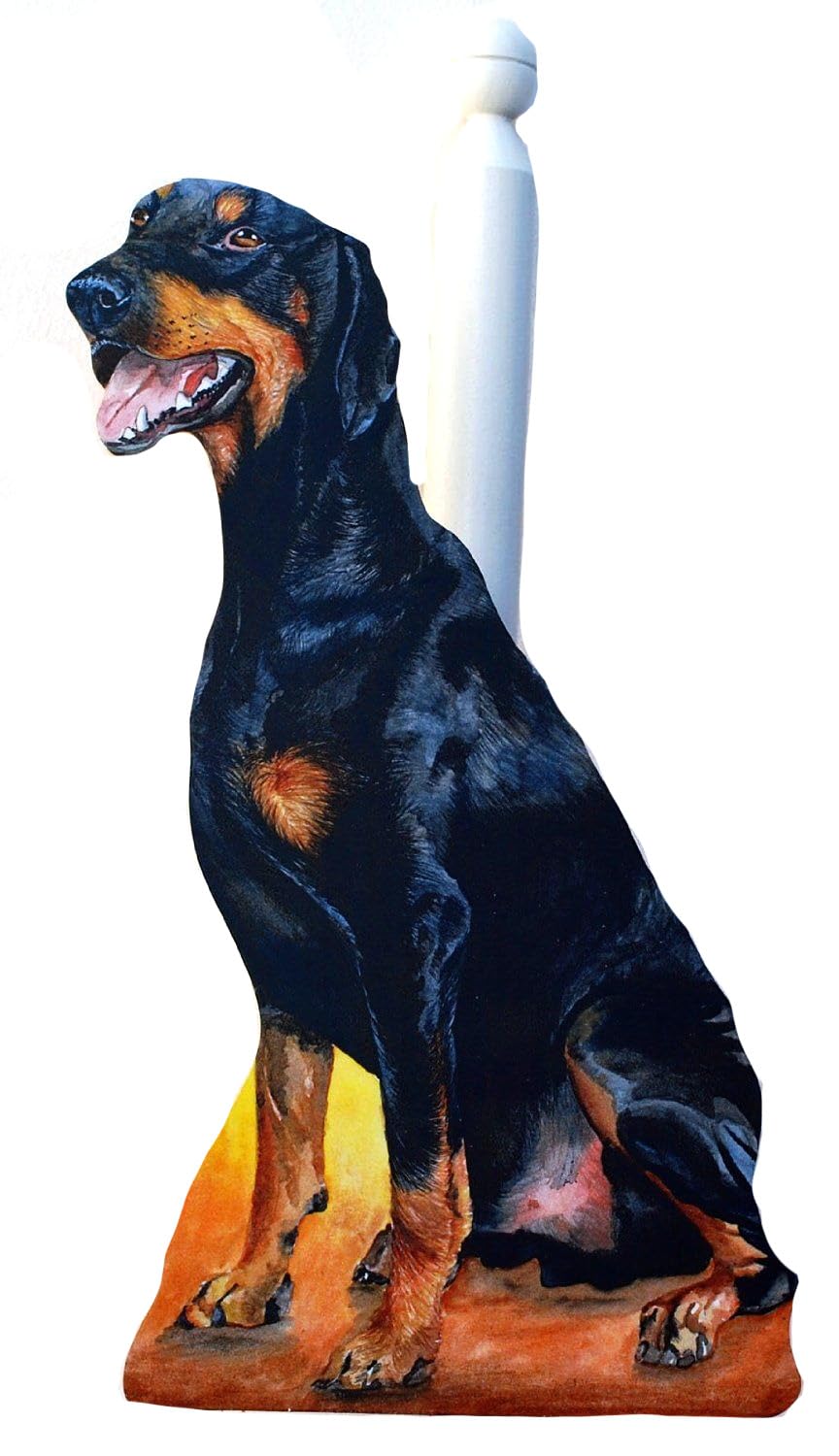 Doberman Kitchen Roll Holder - Dobermann Pinscher P24-KRH