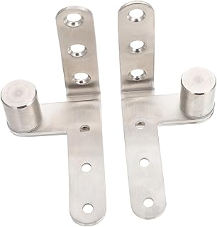 SOLUSTRE 2pcs Door and Window Hinge Furniture Hinge Door Pivot Hinge Hardware Cabinet Hardware 270 Degree Rotation Hidden Door Pivot Hinges Shaft Iron Gate Stainless Steel