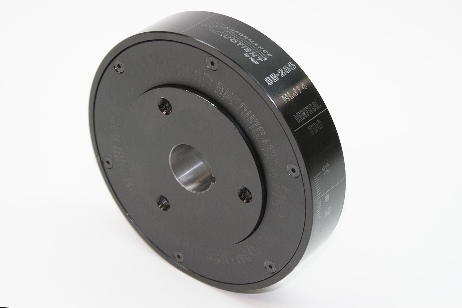 PRW Industries 2426540 PQx SFI-Rated Racing Steel Damper SFI Spec 18.1 Steel/Elastomer Neutral Balance 6.75 in. OD Black