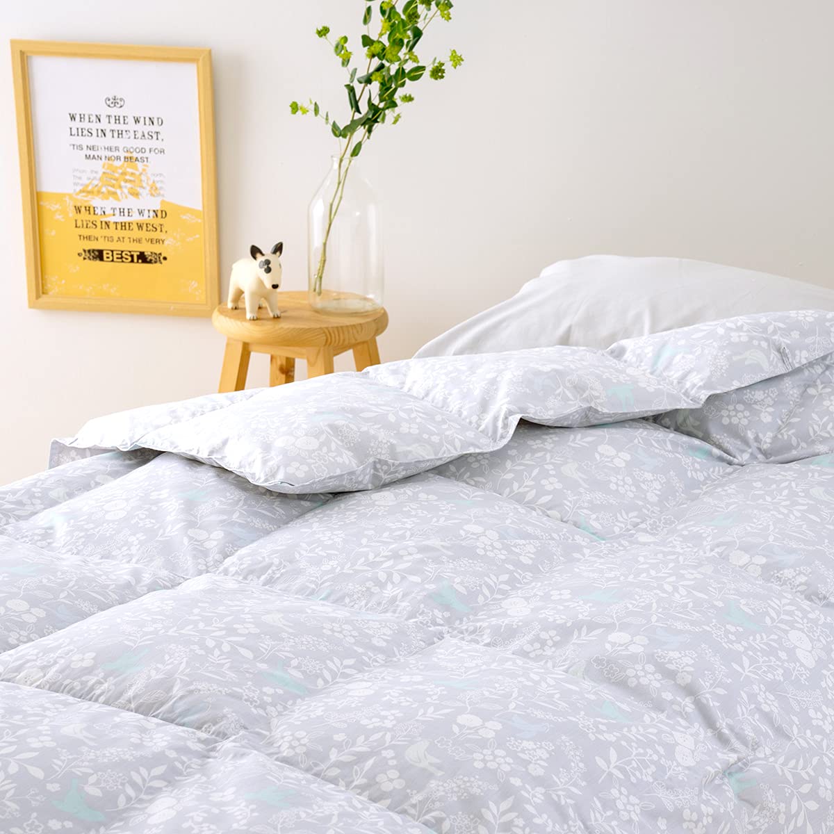 【新品・未使用】 西川 ダウンケット 　ホワイト　ダウン90%　 羽毛肌掛け布団 Amazon｜西川 羽毛肌布団 ダウンケット シングル フランス産ホワイト