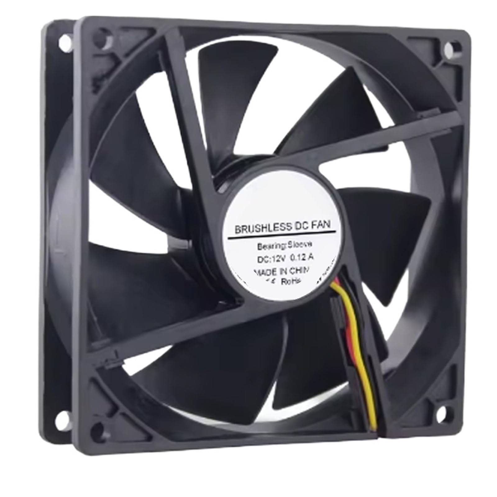 YMUGUEGH 1Pcs 90mm 12V 3Pin DC 92mm x25mm Cooling fan 92x92x25mm 9225 9cm