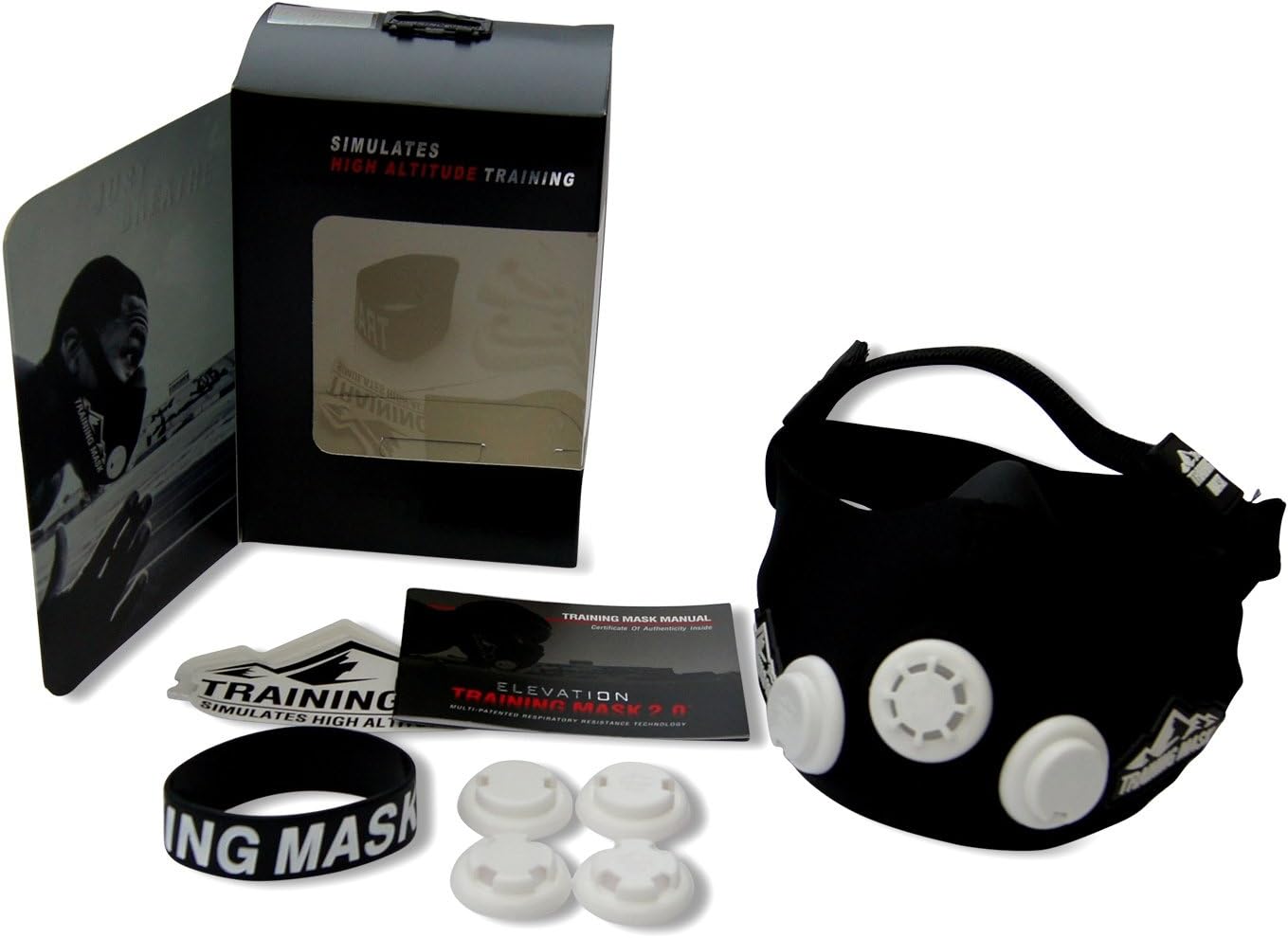Elevation sports fitness training mask
