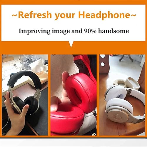 Miniatura 5 de Learsoon Almohadillas de repuesto de espuma viscoelástica compatibles con Monster Beats por Dr.Dre PRODetox auriculares (blanco)