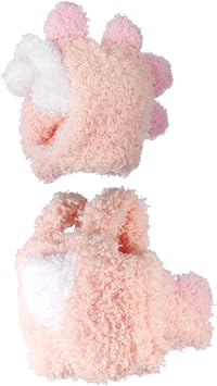 Vacation Style Clothes for 17cm Dolls Dinosaur-Pink