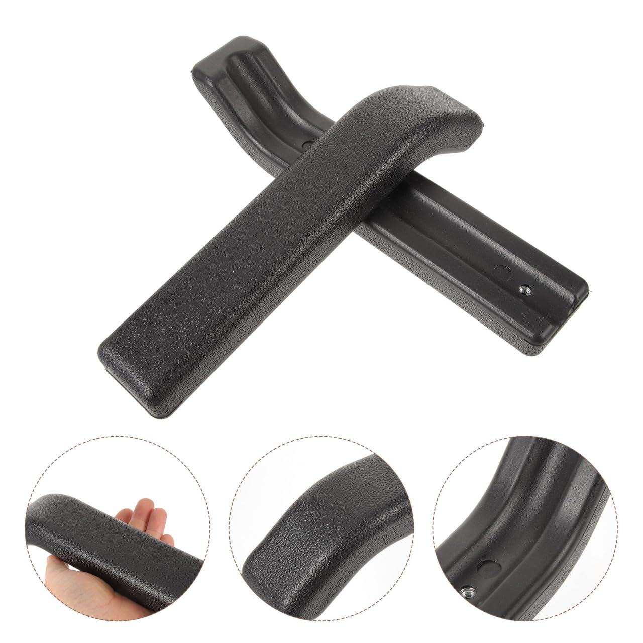 OSALADI Almohadillas Para Reposabrazos De Silla De Ruedas 10.23X1.77X0.78 Pulgadas Antideslizantes Repuestos Compatibles Con La Mayoría De Sillas De Movilidad Para Uso Diario