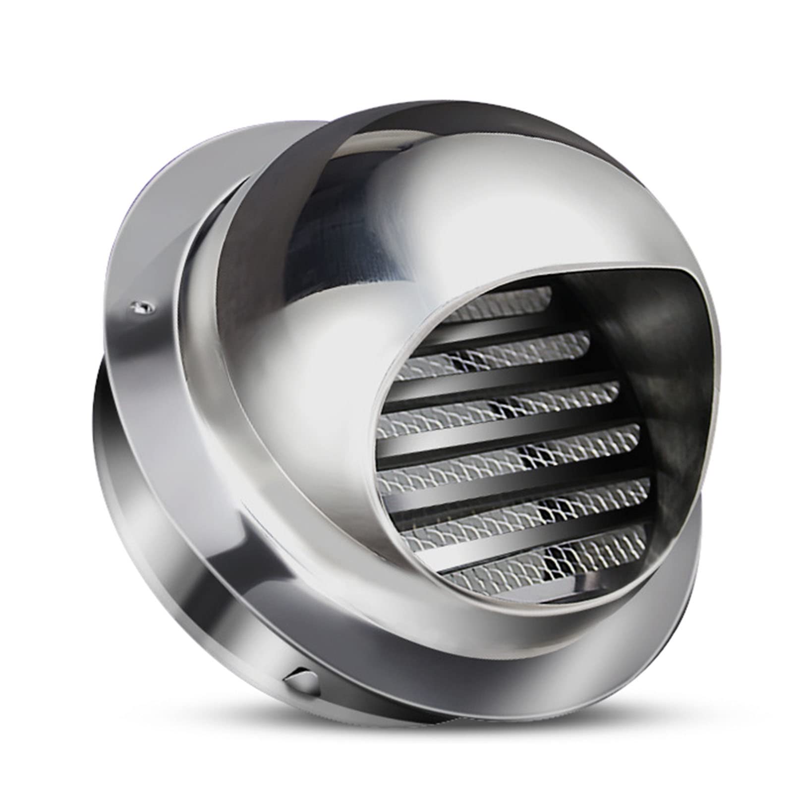 Grille d'aération ronde en acier 304 durable avec maille de protection