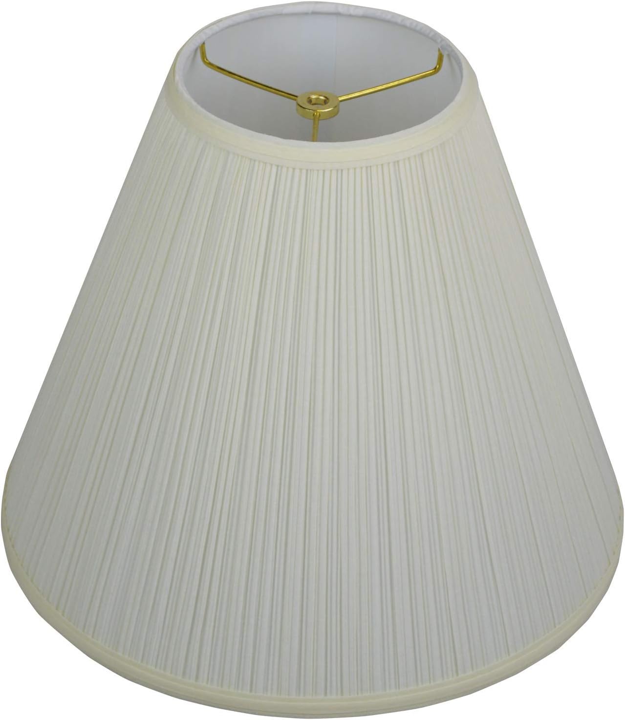 Fenchel Shades | 6.5" Top Diameter x 15" Bottom Diameter x 13 (Spider Attachment) Empire Lamp Shade - (Shimmer - Arctic Ice)