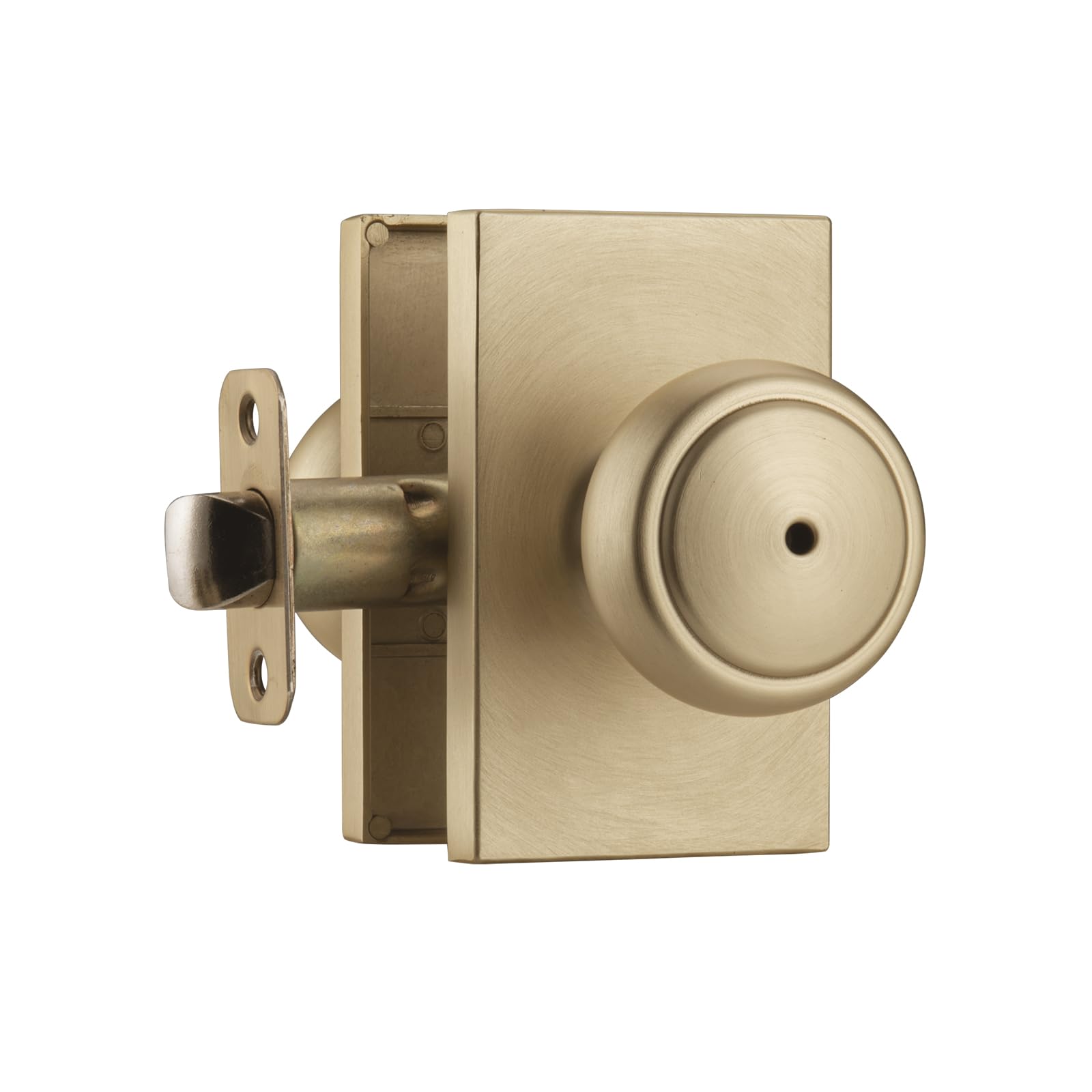 Antique Brass Keyed Door Knob - Coastal Style -8
