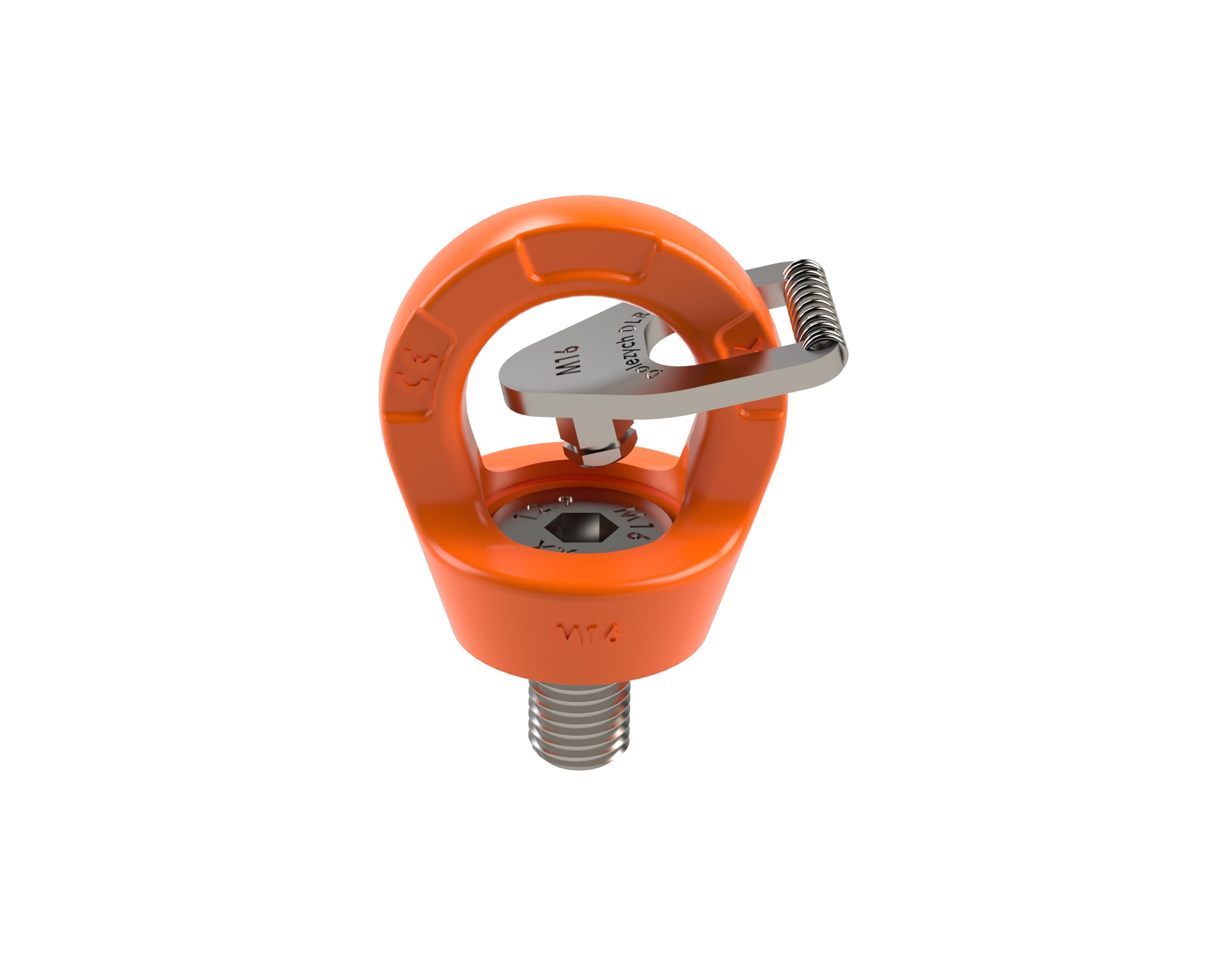 Dolezych Professionell - Vite ad anello con occhio DLR, capacità di carico 4500 kg, filettatura M30 x 45 mm