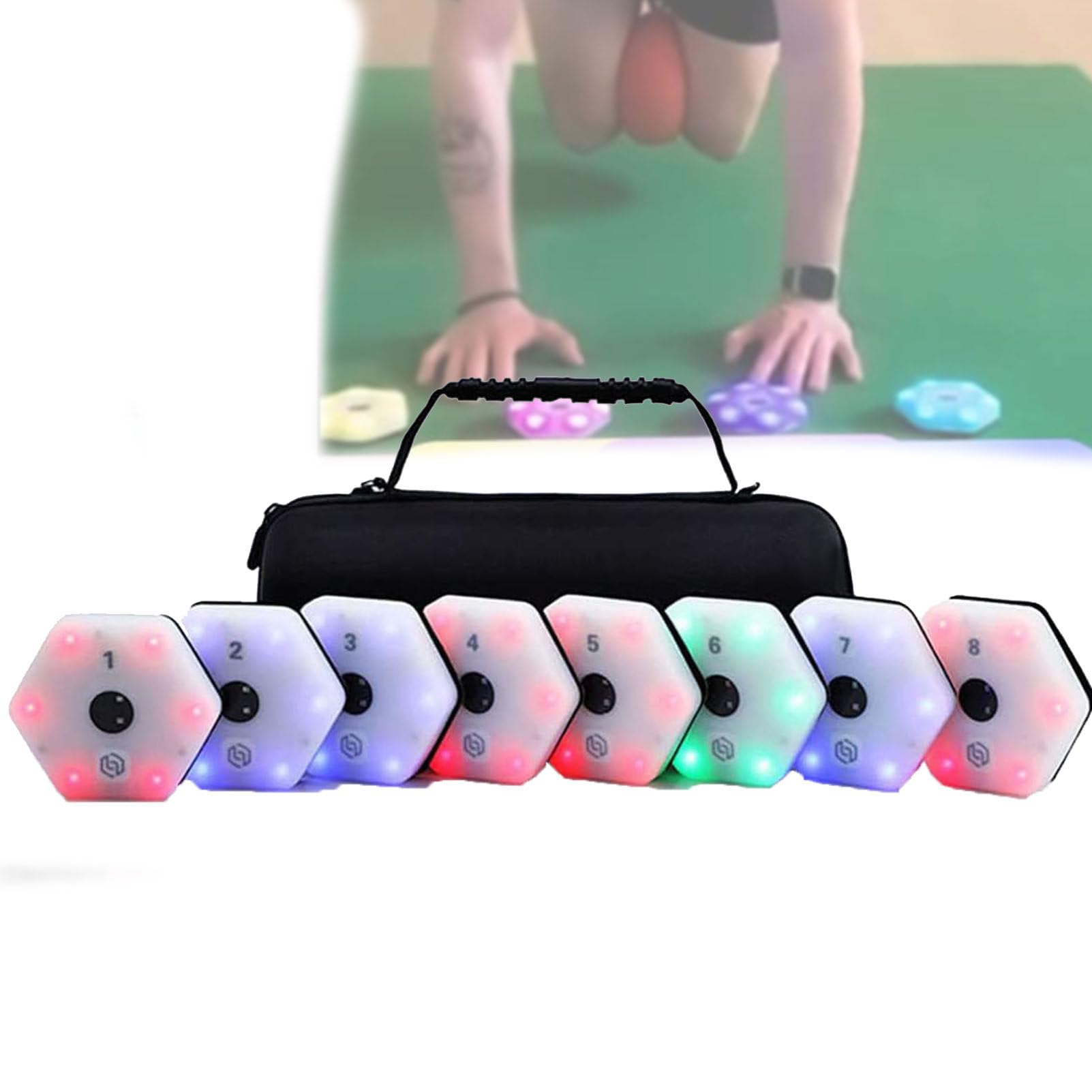 Lampes d'entraînement de réaction au gymnase : Le pack agilité pour coachs de fitness