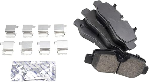 Juego de pastillas de freno traseras de cerámica compatible con Mercedes Benz Metris Van