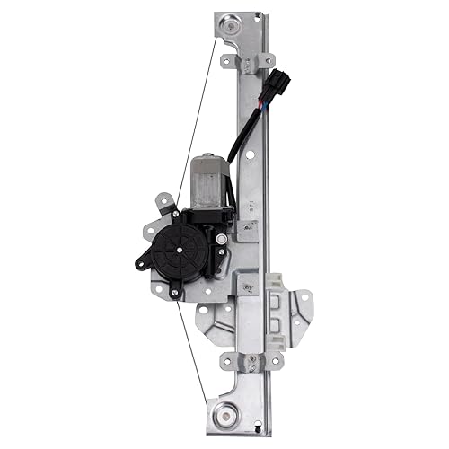Vista 605 de TRQ Elevalunas eléctrico trasero derecho y conjunto del motor del lado del pasajero Compatible con Ford Escape 2008-2012 Mazda Tribute Mercury