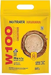 W100 Doce De Leite Havanna Refil - 900G Nutrata (o pacote pode variar).