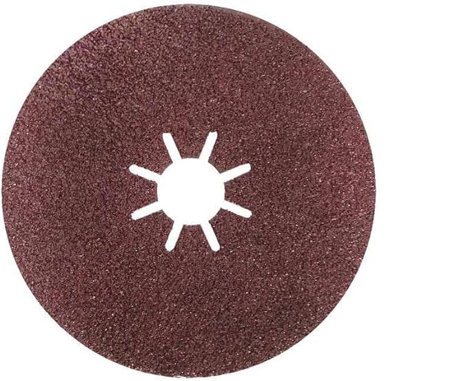 Disco fibra 125 mm à fixation fiable pour ébavurage intense