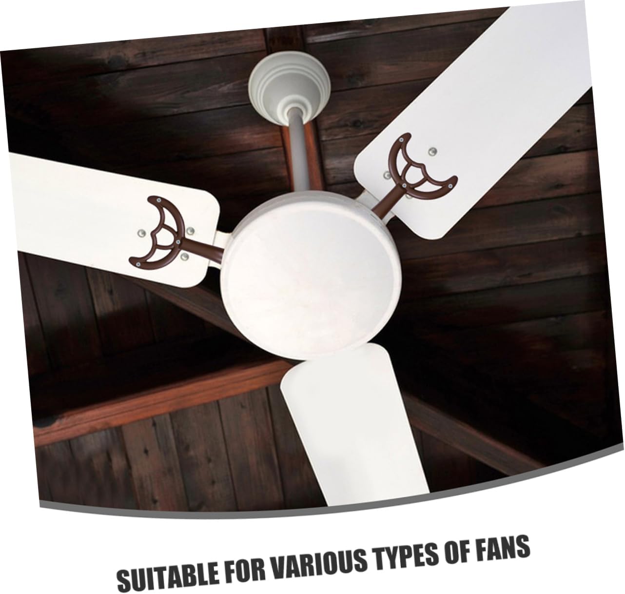 Housoutil 2pcs Blade Support Arms for Ceiling Fans Replacement Brackets for Secure Fan Blade Installation Use