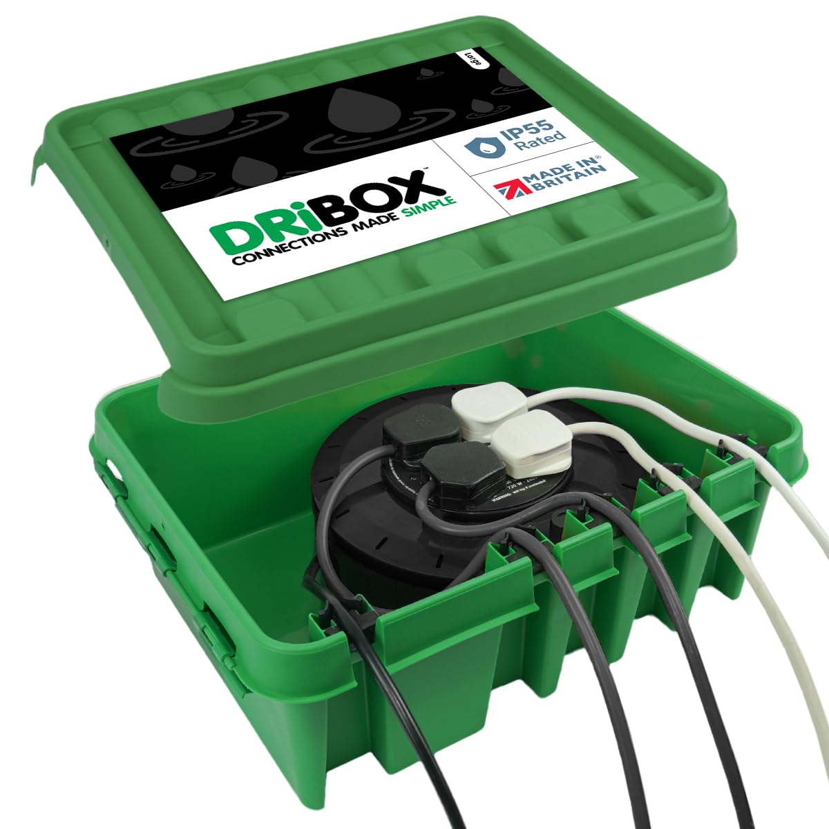 Dri-Box FL-1859-330G IP55 Weatherproof Box, Green, Large - Amazon.com
