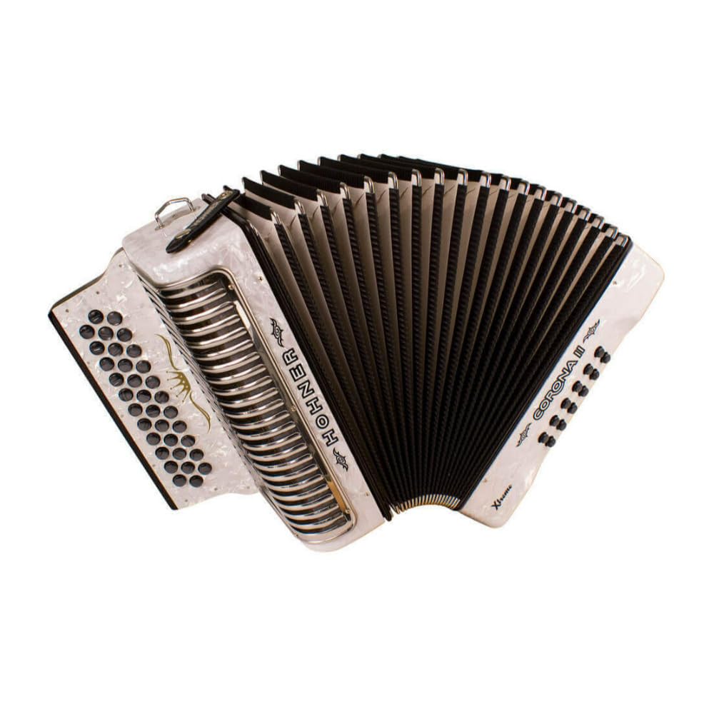美品　美音　ホーナー社製　コロナⅡ 　ダイアトニックアコーディオンラスト1台 Amazon.com: Hohner Corona II F/Bb/Eb Diatonic Accordion