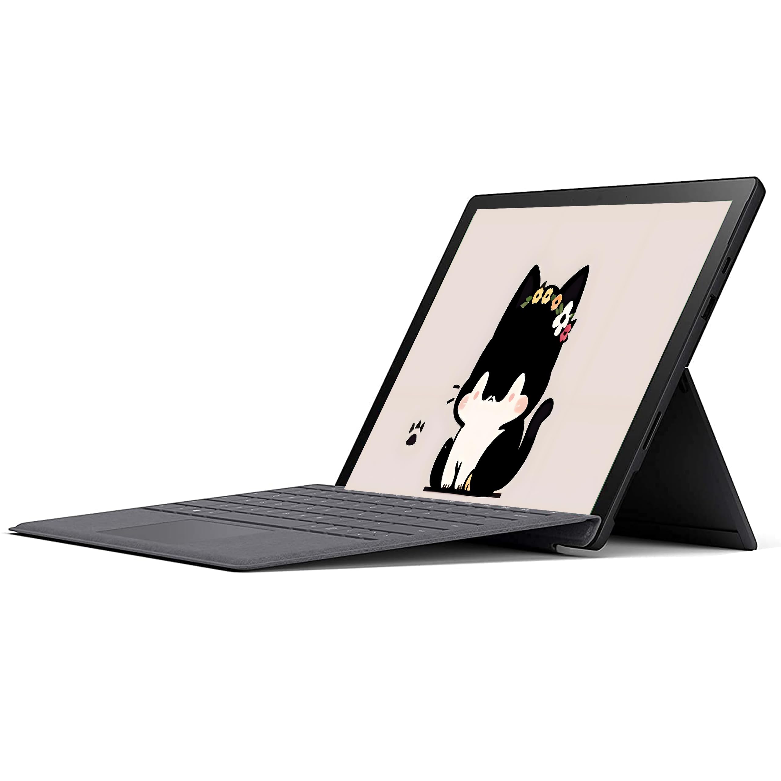 Microsoft Surface Pro 7+ Tablet, Touch Screen 12.3" (2736 x 1824), Intel Core i5-1135G7, 8GB RAM, 256GB SSD, US QWERTY Tastiera, Windows 11 Pro (Ricondizionato)