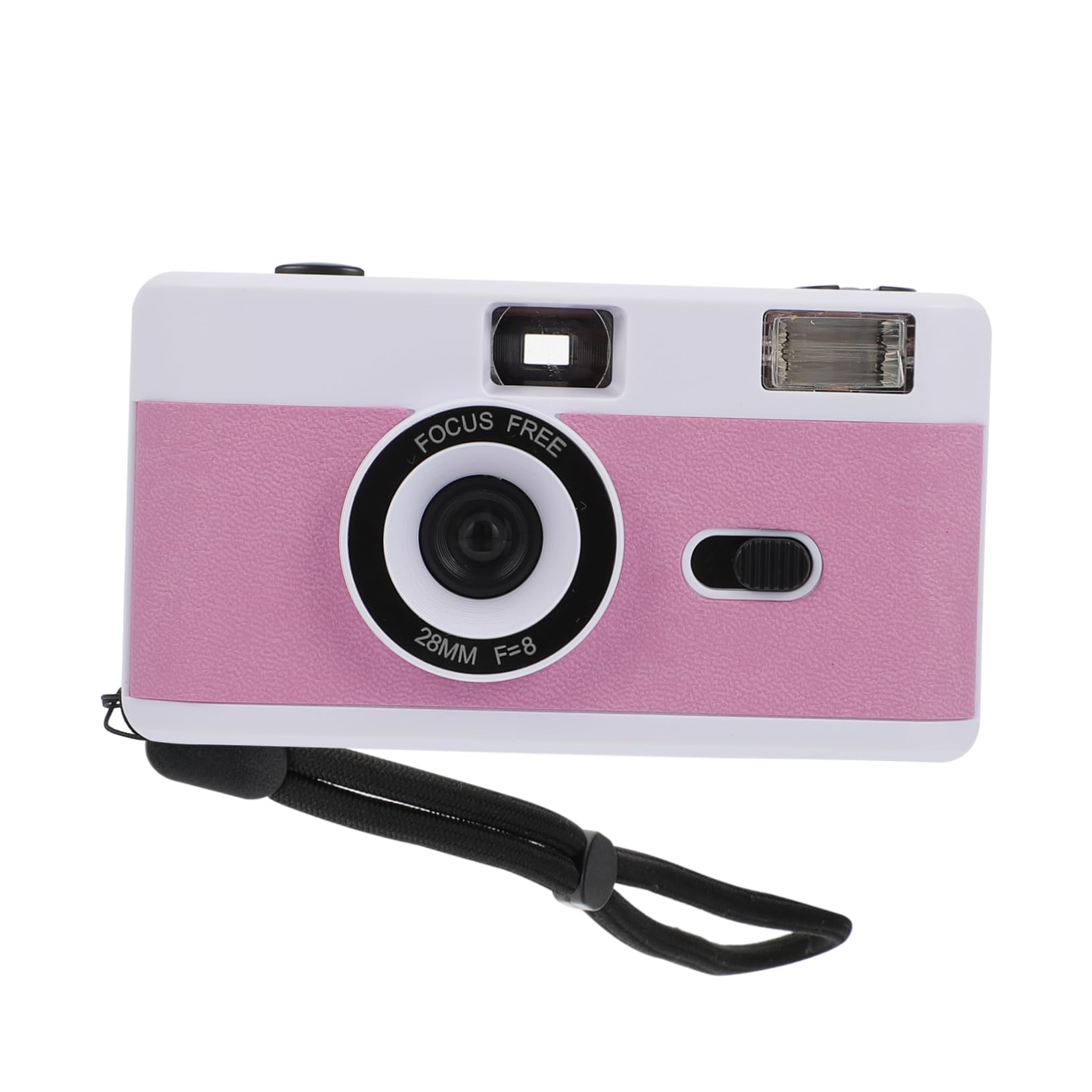 Gadpiparty Fotocamera a Pellicola Retrò Corpo in Abs Compatibile Pellicola 35mm senza Batteria Riutilizzabile, Flash Integrato